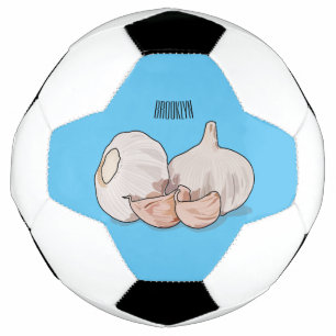 Garlic cartoon illustration football