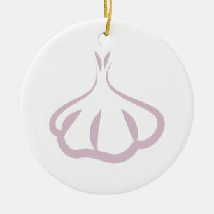 Garlic Ceramic Tree Decoration
