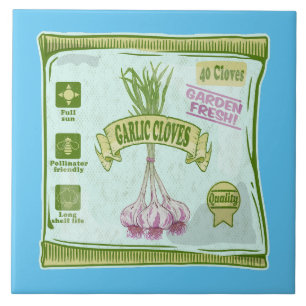 Garlic Cloves Vegetable garden Tile