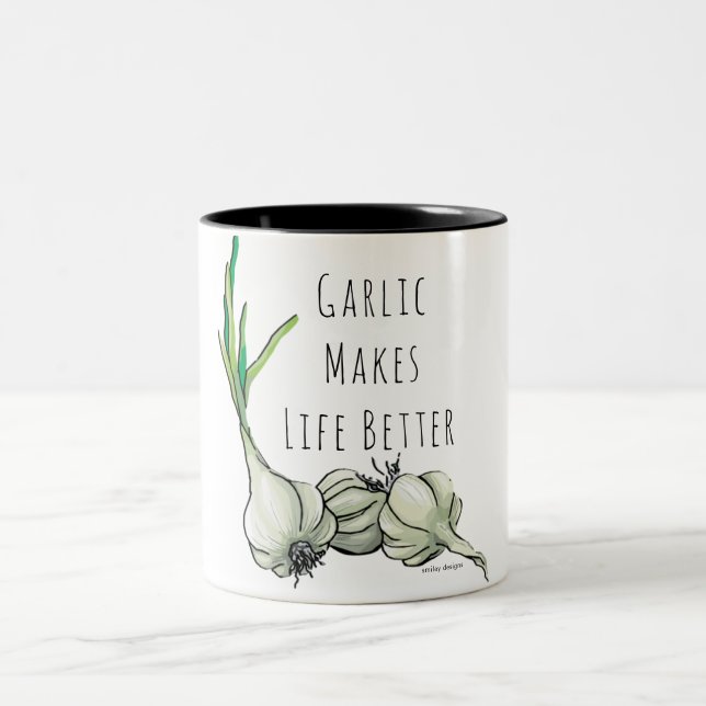 Garlic coffee mug (Center)