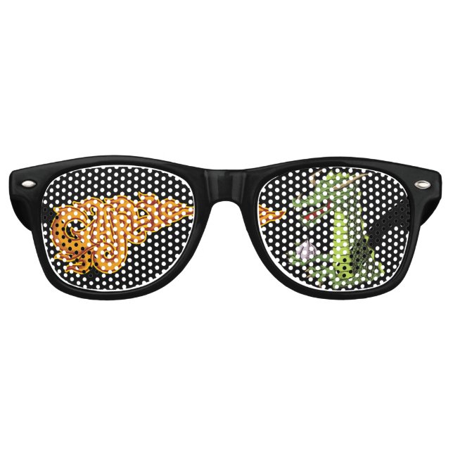 Garlic Dragon Retro Sunglasses (Front)