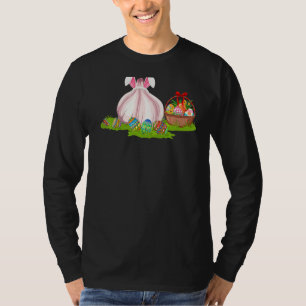 Garlic Easter Egg Hunting Bunny Garlic Easter Sund T-Shirt