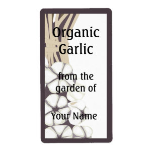 Garlic Gardener Label
