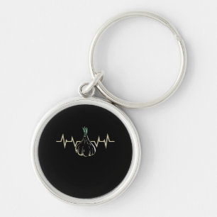Garlic - Garlic Heartbeat Garlic Lover Key Ring