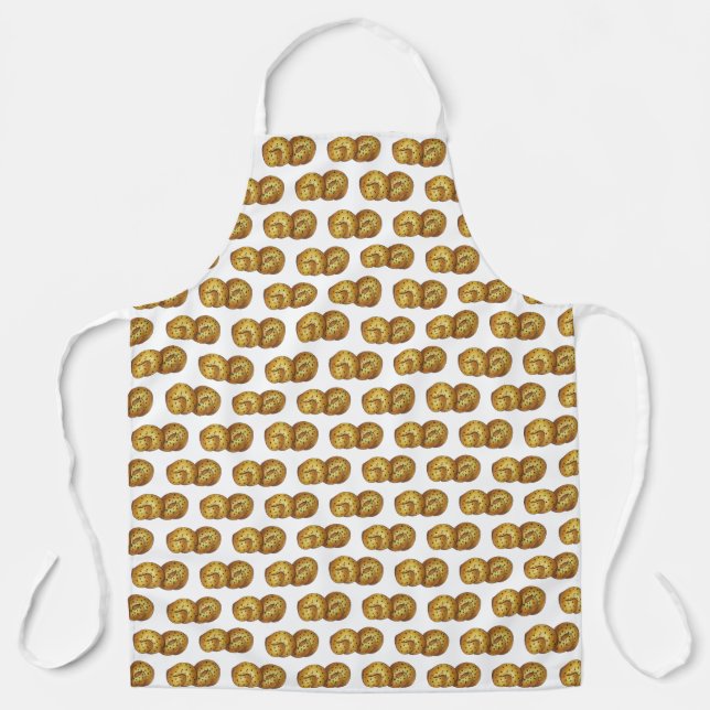 Garlic Knots Bread Italian Restaurant Food Foodie Apron (Front)