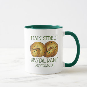 Garlic Knots Bread Roll Italian Food Restaurant Mug