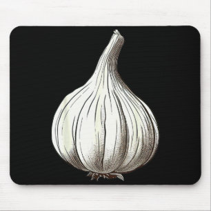Garlic Lazy Easy Funny Matching Halloween Costume Mouse Mat