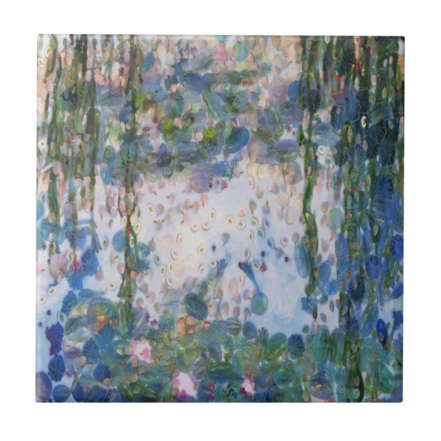 Garlic Lilies Water Lilies Fine Art Spoof Tile (Front)