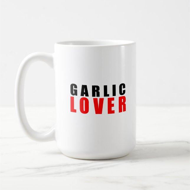 Garlic lover coffee mug (Left)