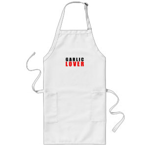 Garlic lover long apron