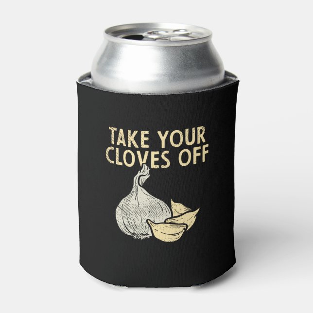Garlic Plant Can Cooler (Can Front)