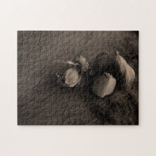 Garlic Still Life Fine Art Photograph Jigsaw Puzzle