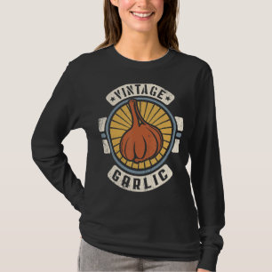 Garlic Vintage Classic Retro 60s 70s T-Shirt