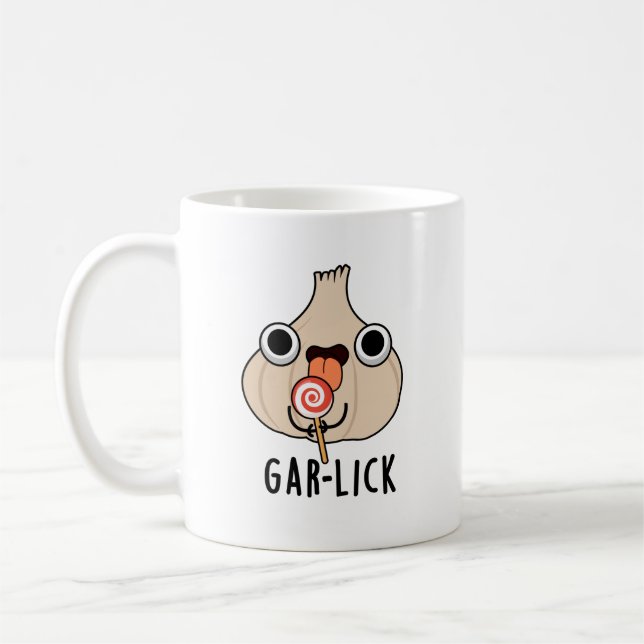Garlick Funny Garlic Herb Pun  Coffee Mug (Left)