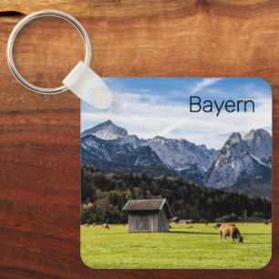 Garmisch Partenkirchen Alps Bavaria Germany Key Ring