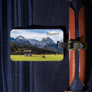 Garmisch Partenkirchen Alps Bavaria Germany Luggage Tag