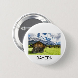 Garmisch Partenkirchen Bavaria Alps Panorama 6 Cm Round Badge