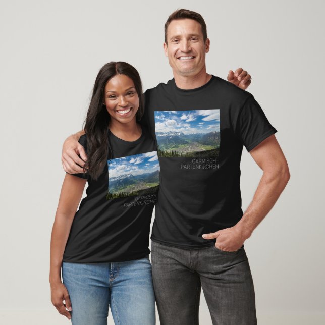 Garmisch-Partenkirchen Bavaria Alps Panorama Gift T-Shirt (Unisex)