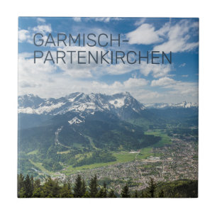 Garmisch-Partenkirchen Bavaria Alps Panorama Gift Tile