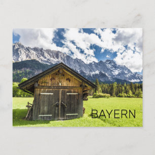 Garmisch Partenkirchen Bavaria Alps Panorama Holiday Postcard