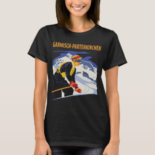 Garmisch Partenkirchen Retro Travel T-Shirt