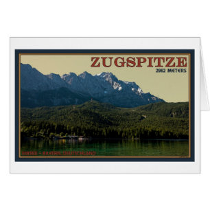 Garmisch - Zugspitze above the Eibsee