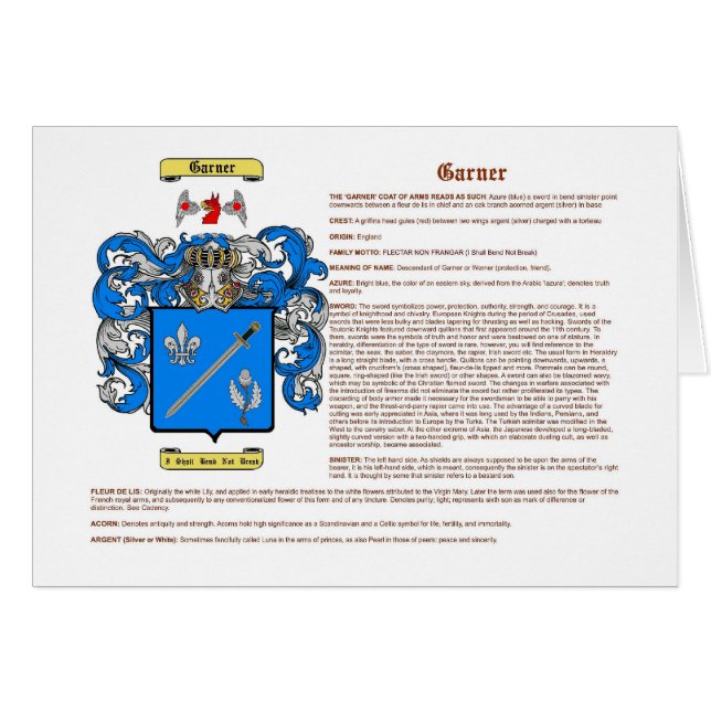 Garner (meaning) (Front Horizontal)