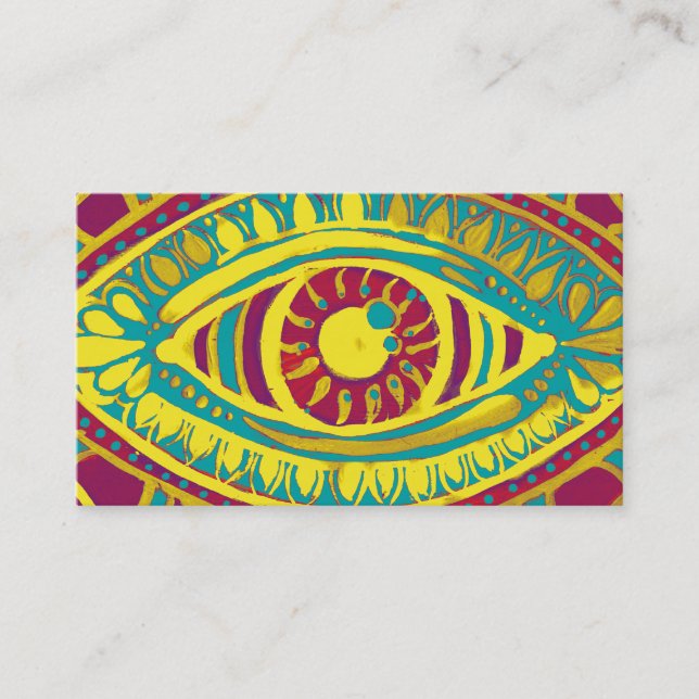 Garnet and Gold Business Card (Front)