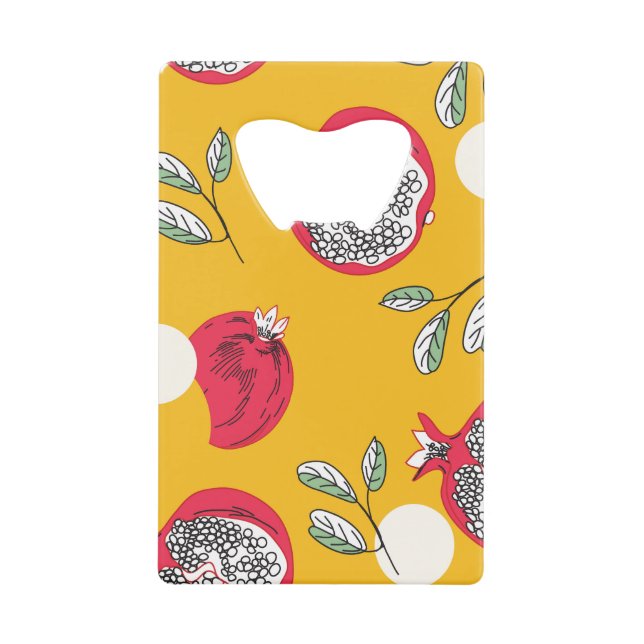 Garnet Fruit: Hand-Drawn Vintage Pattern. (Front)