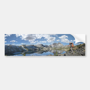 Garnet Lake and Banner Peak - John Muir Trail Bumper Sticker