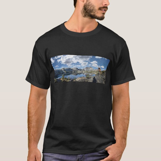 Garnet Lake and Banner Peak - John Muir Trail T-Shirt (Front)