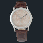 Garnet Weft Watch<br><div class="desc">Garnet Weft III by June Erica Vess. Done in a peach-like colour,  this design resembles the appearance of distressed fabric.</div>