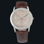 Garnet Weft Watch<br><div class="desc">Garnet Weft III by June Erica Vess. Done in a peach-like colour, this design resembles the appearance of distressed fabric.</div>