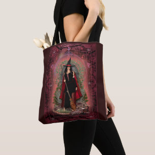 Garnet Witch & Red Dragon Tote Bag