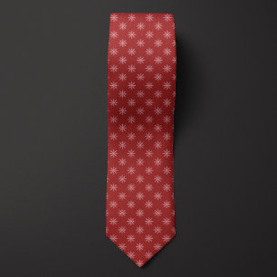 Garnett Red Spark Plug Mechanic's Tie