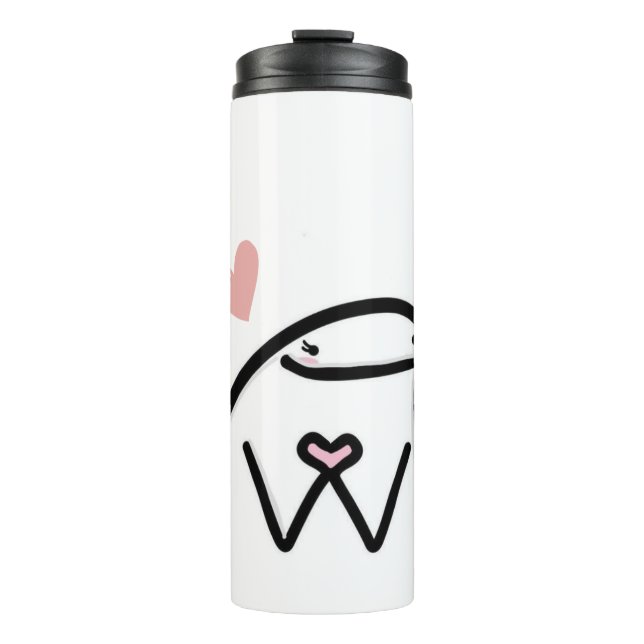 Garrafa estampa fofa thermal tumbler (Front)