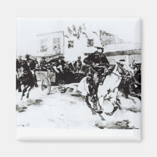 Garret brings in Billy the Kid, 1880 Magnet