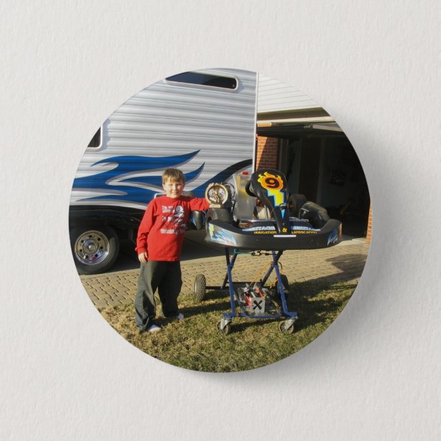 Garrett 1st trophy button (Front)