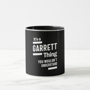 Garrett Personalised Name Birthday Gift Mug