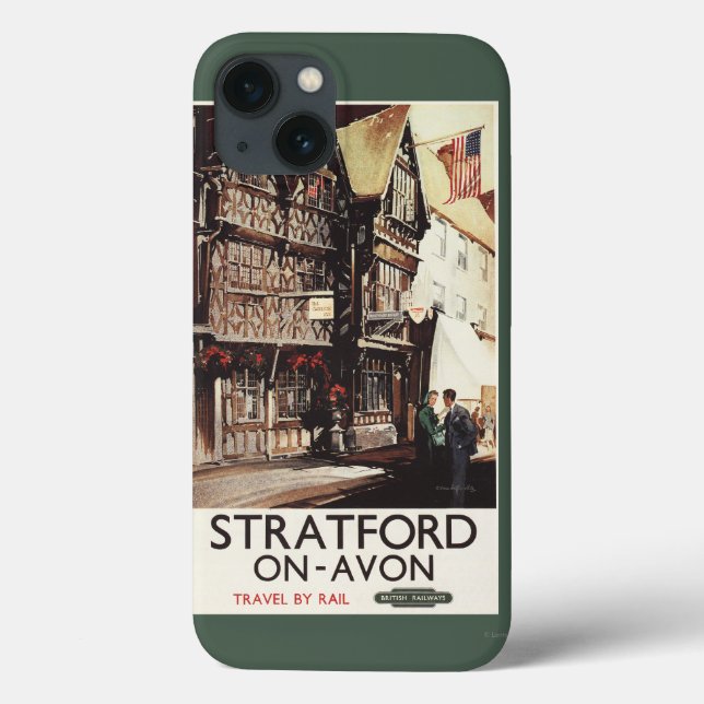 Garrick Inn and Harvard House Rail Poster Case-Mate iPhone Case (Back)