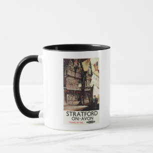 Garrick Inn and Harvard House Rail Poster Mug
