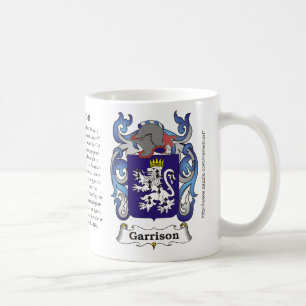Garrison Family Coat of Arms mug