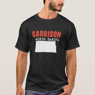 Garrison North Dakota USA State America Travel T-Shirt