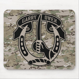 Garry Owen 7th Cavalry Emblem Mouse Mat