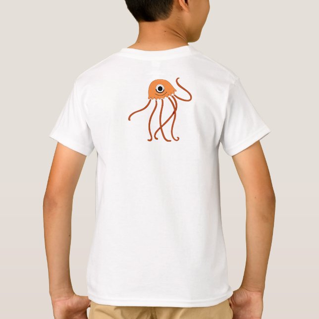 Garten Characters Anime T-Shirt (Back)