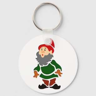 Gartenzwerg Wichtel garden gnome Key Ring