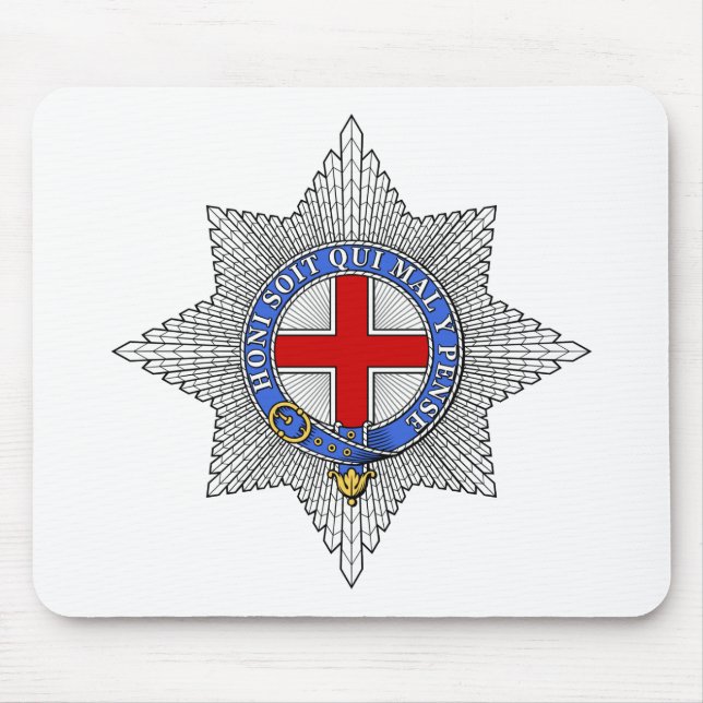 Garter Star (England) Mouse Mat (Front)