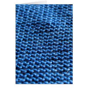 Garter Stitch in blue