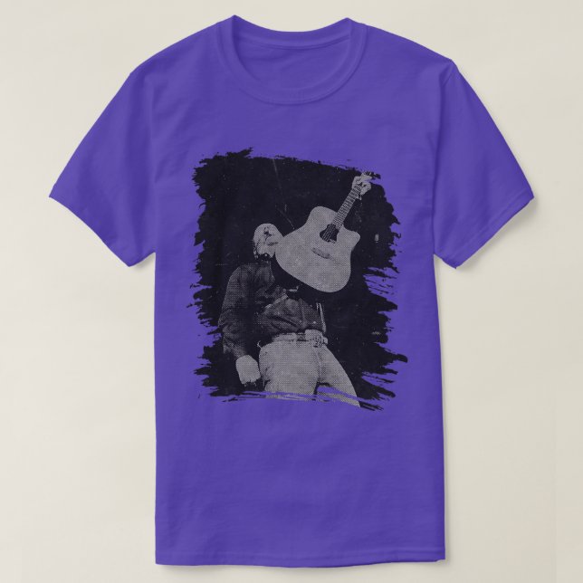 Garth brooks Retro Poster T-Shirt (Design Front)