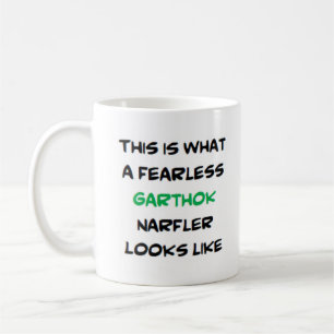 garthok narfler, fearless coffee mug
